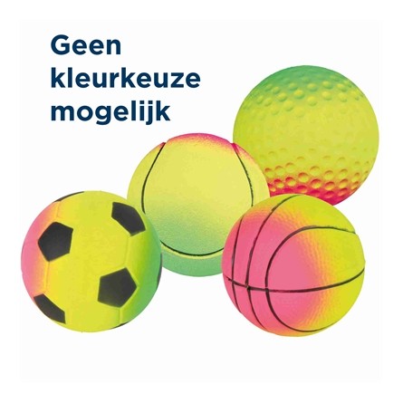 Trixie Schuimrubber Bal Assorti