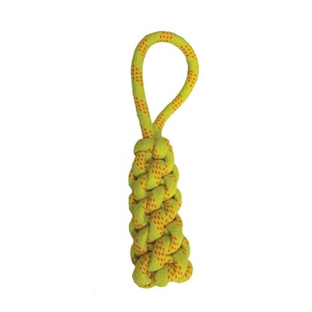 Happy Pet Twisted Tugger Flostouw Geel / Oranje