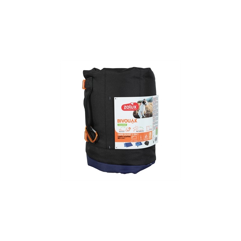 Zolux Bivouak Hondendeken / Slaapzak 2In1 Blauw