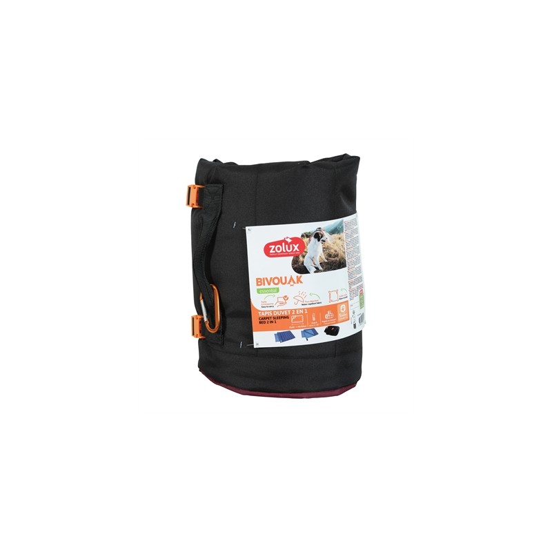 Zolux Bivouak Hondendeken / Slaapzak 2In1 Rood