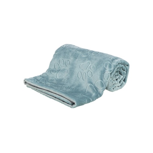 Trixie Hondendeken Barry Softpluche Blauw / Grijs