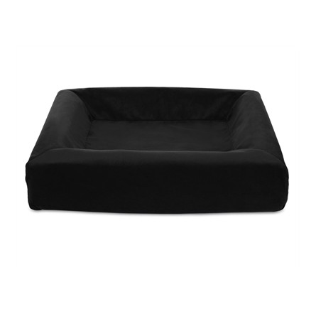 Bia Bed Royal Fluweel Hoes Hondenmand Zwart