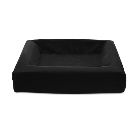 Bia Bed Royal Fluweel Hoes Hondenmand Zwart