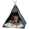 Trixie Schuilplaats Tipi Vilt Antraciet