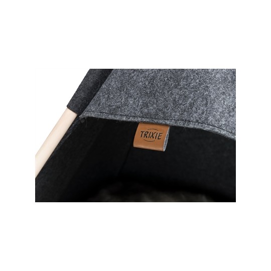 Trixie Schuilplaats Tipi Vilt Antraciet