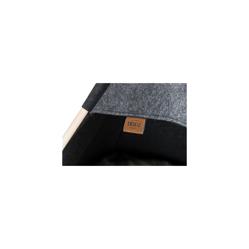 Trixie Schuilplaats Tipi Vilt Antraciet
