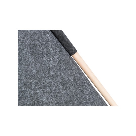 Trixie Schuilplaats Tipi Vilt Antraciet