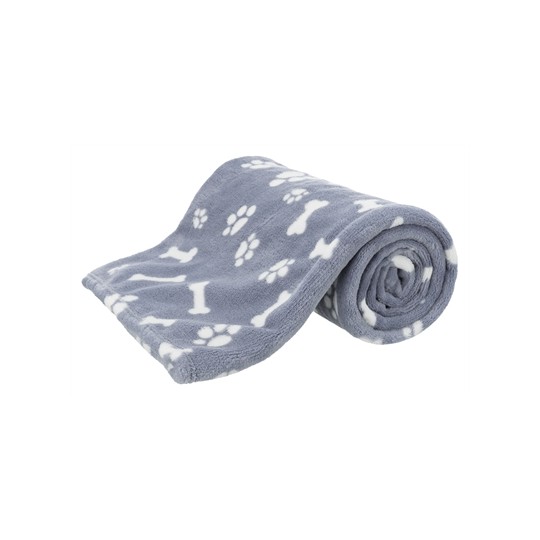 Trixie Hondendeken Kenny Fleece Bot / Pootjes Blauw