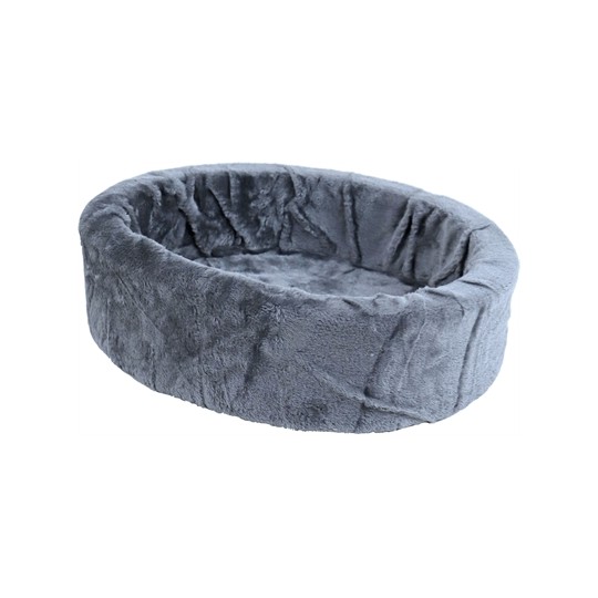 Merkloos Teddy Hondenmand Grijs