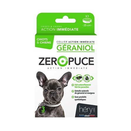 Martin Hery Zeropuce Vlooienband Hond Geraniol Zonder Chemicalien