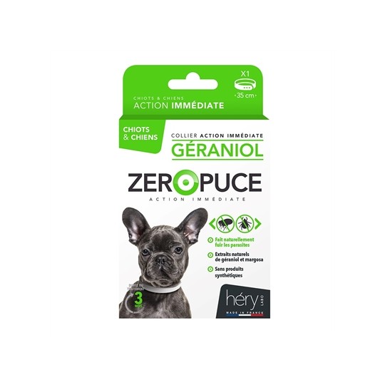 Martin Hery Zeropuce Vlooienband Hond Geraniol Zonder Chemicalien