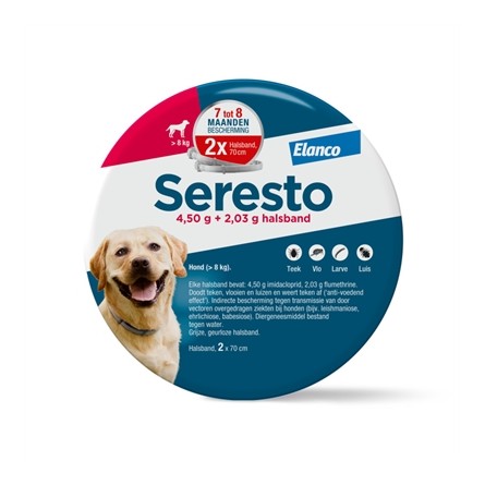 Bayer Seresto Teken- En Vlooienband Hond