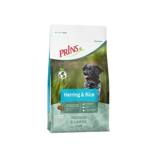 Prins Procare Adult Medium / Large Herring / Rice Hypoallergenic