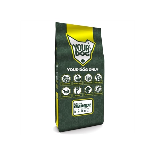 Yourdog Chien Français Blanc Et Noir Volwassen