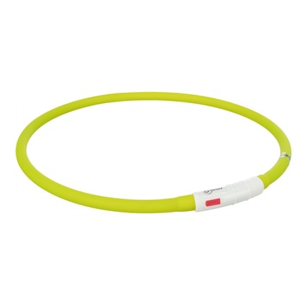 Trixie Lichtgevende Halsband Hond Usb Siliconen Oplaadbaar Groen