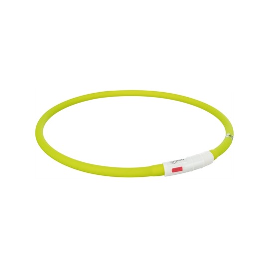 Trixie Lichtgevende Halsband Hond Usb Siliconen Oplaadbaar Groen