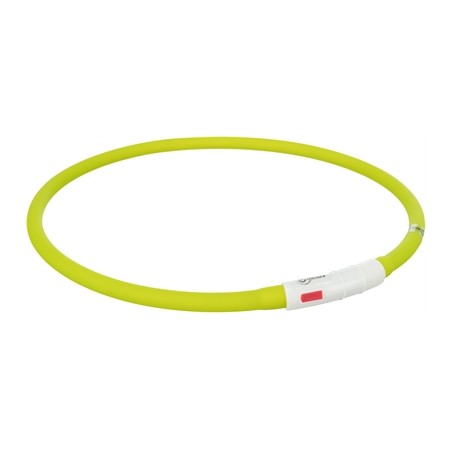 Trixie Lichtgevende Halsband Hond Usb Siliconen Oplaadbaar Groen