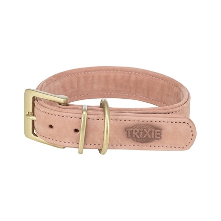 Trixie Halsband Hond Pure Leer Roze