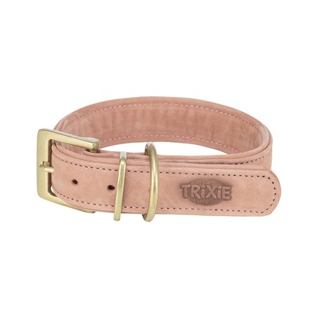 Trixie Halsband Hond Pure Leer Roze