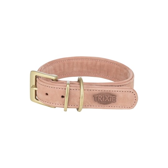 Trixie Halsband Hond Pure Leer Roze