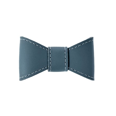 Sazzz Vlinderstrik Glamper Classic Leer Lichtblauw