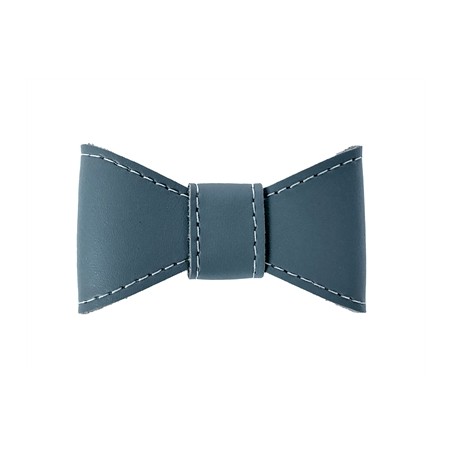 Sazzz Vlinderstrik Glamper Classic Leer Lichtblauw