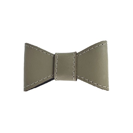 Sazzz Vlinderstrik Glamper Classic Leer Taupe