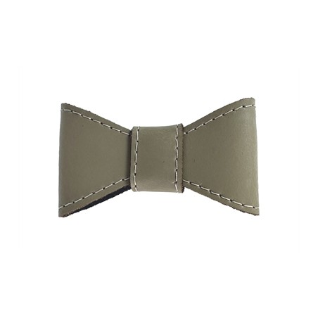 Sazzz Vlinderstrik Glamper Classic Leer Taupe