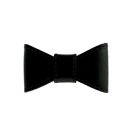 Sazzz Vlinderstrik Glamper Classic Leer Zwart