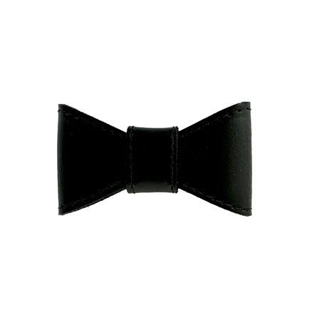 Sazzz Vlinderstrik Glamper Classic Leer Zwart