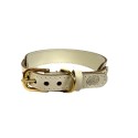 Sazzz Halsband Hond Sweetie Classic Leer Creme