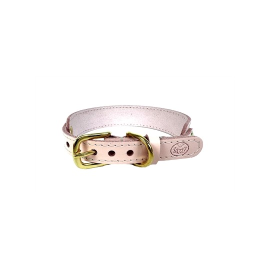 Sazzz Halsband Hond Sweetie Classic Leer Roze