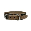 Sazzz Halsband Hond Boho Vintage Leer Camouflage