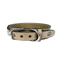 Sazzz Halsband Hond Boho Vintage Leer Beige