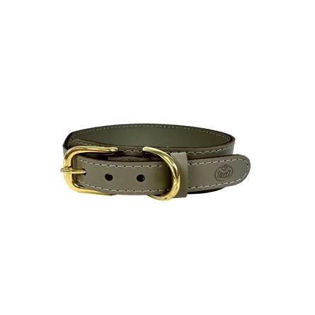 Sazzz Halsband Hond Pioneer Classic Leer Taupe