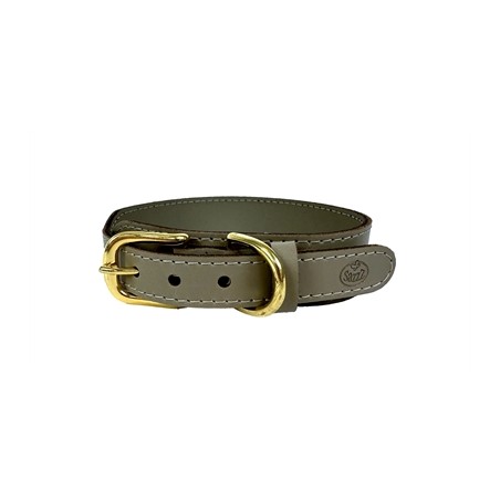 Sazzz Halsband Hond Pioneer Classic Leer Taupe