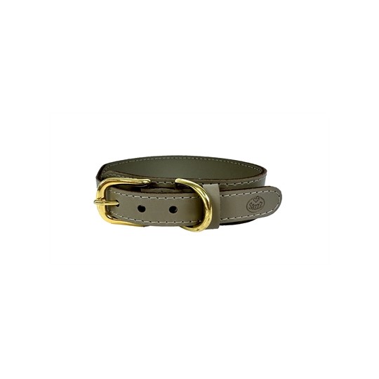 Sazzz Halsband Hond Pioneer Classic Leer Taupe