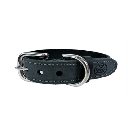 Sazzz Halsband Hond Nomad Vintage Leer Antraciet
