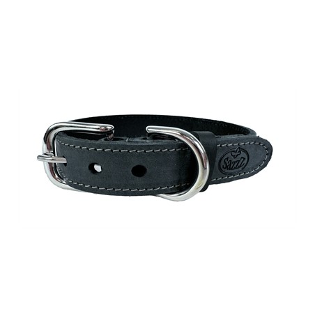 Sazzz Halsband Hond Nomad Vintage Leer Antraciet
