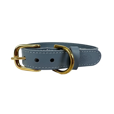 Sazzz Halsband Hond Braveheart Classic Leer Lichtblauw
