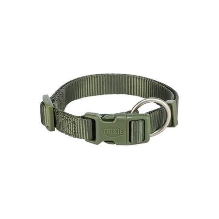Trixie Halsband Hond Premium Olijfgroen