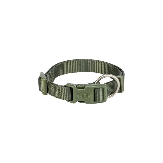 Trixie Halsband Hond Premium Olijfgroen