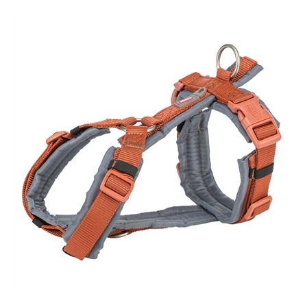 Trixie Hondentuig Premium Trekking Roest Bruin / Grafiet Grijs