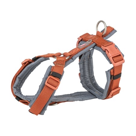 Trixie Hondentuig Premium Trekking Roest Bruin / Grafiet Grijs