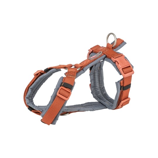 Trixie Hondentuig Premium Trekking Roest Bruin / Grafiet Grijs