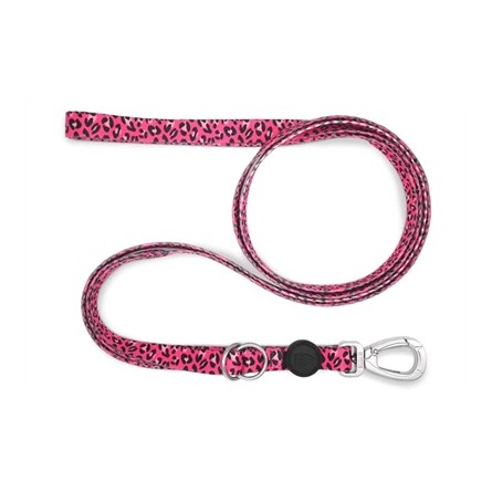 Morso Hondenriem Verstelbaar Gerecycled Bubble Leo Roze