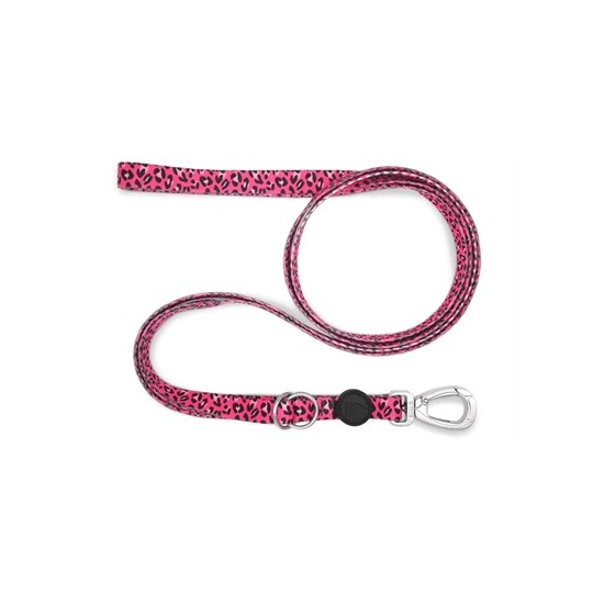 Morso Hondenriem Verstelbaar Gerecycled Bubble Leo Roze