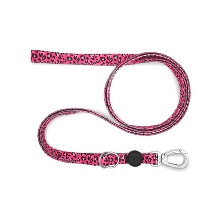 Morso Hondenriem Verstelbaar Gerecycled Bubble Leo Roze