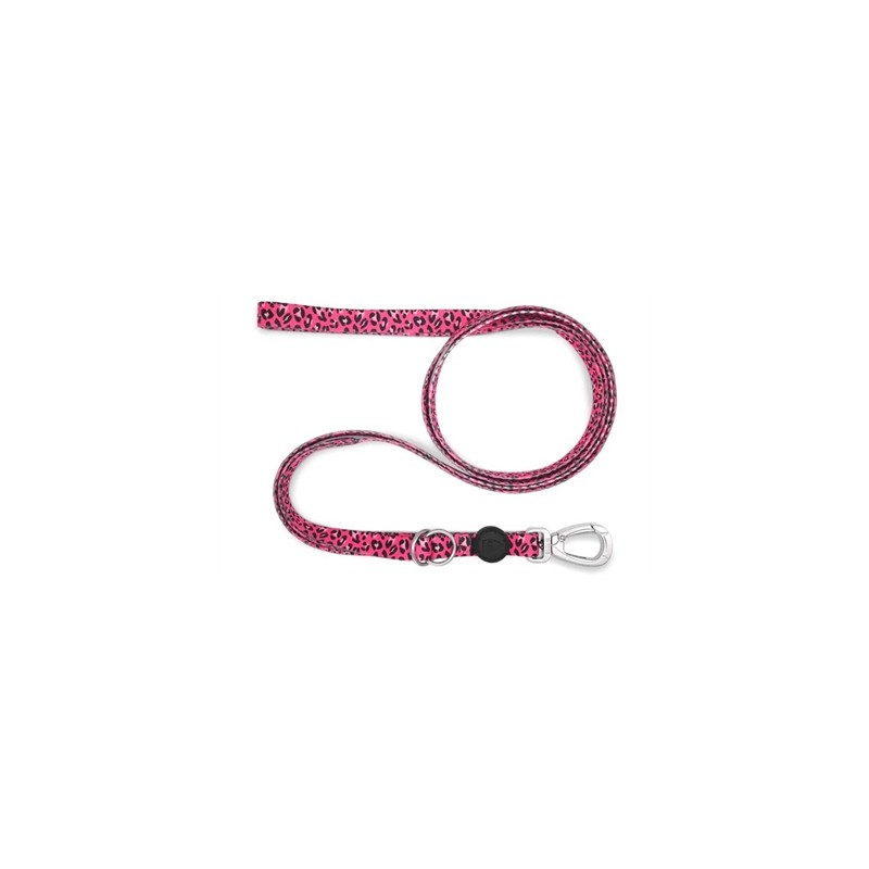 Morso Hondenriem Verstelbaar Gerecycled Bubble Leo Roze