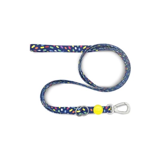 Morso Hondenriem Verstelbaar Gerecycled Color Invaders Paars